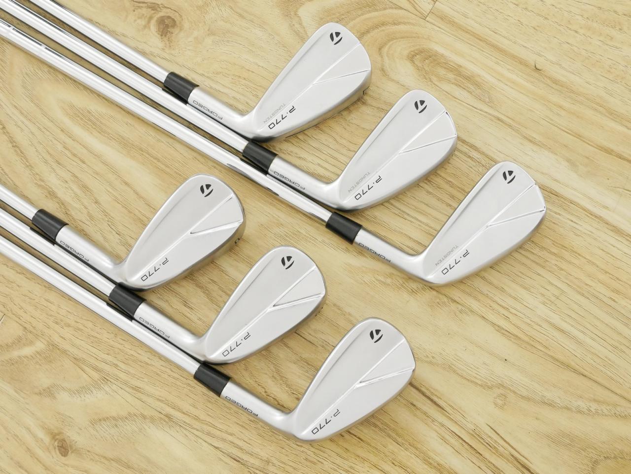 Iron set : Taylormade : ชุดเหล็ก Taylormade P770 Forged (รุ่นปี 2023 นุ่ม แน่น)  มีเหล็ก 5-Pw (6 ชิ้น) ก้านเหล็ก Dynamic Gold 105 Tour Issue S400