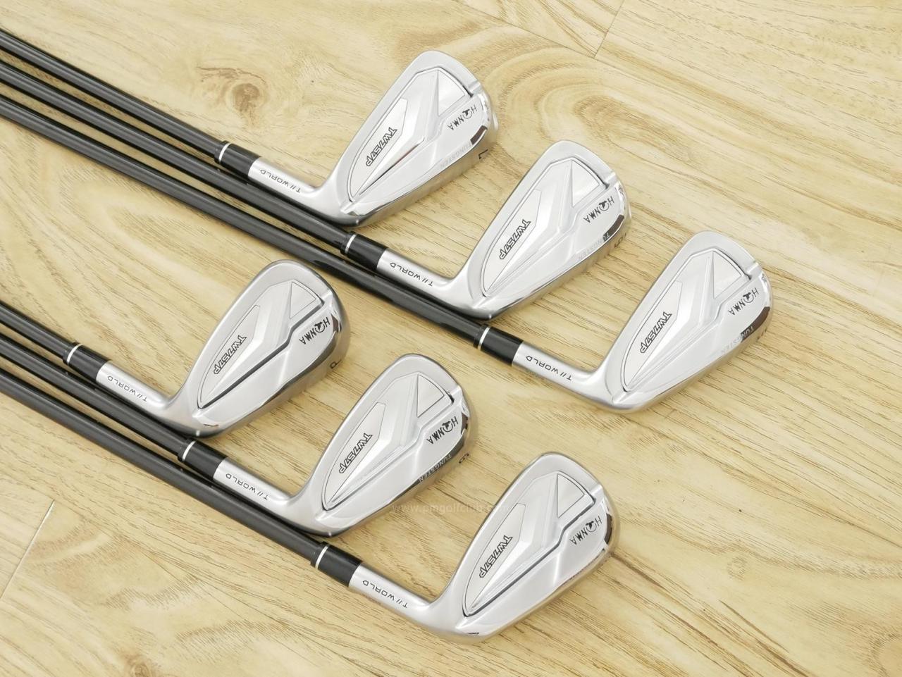 Iron set : Honma : ชุดเหล็ก Honma Tour World TW757P (ออกปี 2022) มีเหล็ก 5-Pw (6 ชิ้น) ก้านกราไฟต์ Honma Vizard 50 Flex R