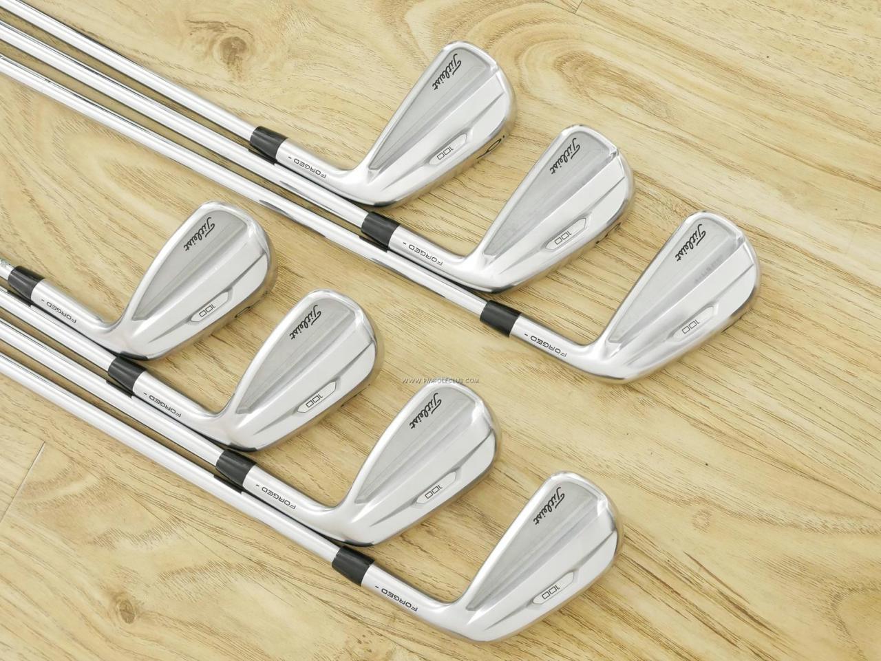 Iron set : Titleist : ชุดเหล็ก Titleist T100 Forged (รุ่นปี 2022) มีเหล็ก 4-Pw (7 ชิ้น) ก้านเหล็ก NS Pro 105T Flex S