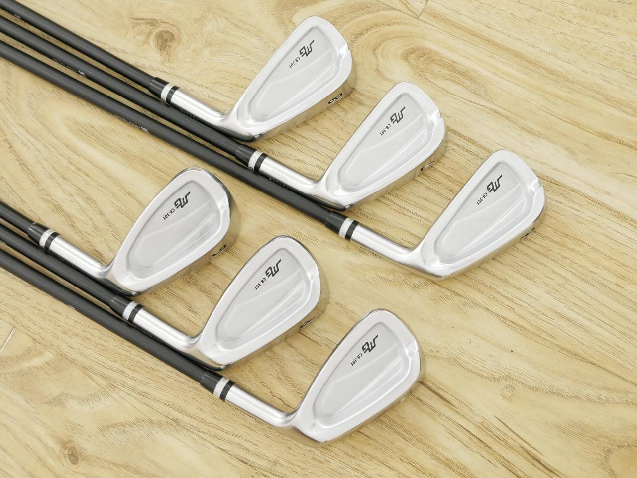 Iron set : Miura : ชุดเหล็ก Miura CB-301 Forged (ออกปี 2020 นุ่มมากๆๆ) มีเหล็ก 6-Pw,Aw (6 ชิ้น) ก้านกราไฟต์ Mitsubishi MMT 80 Flex S