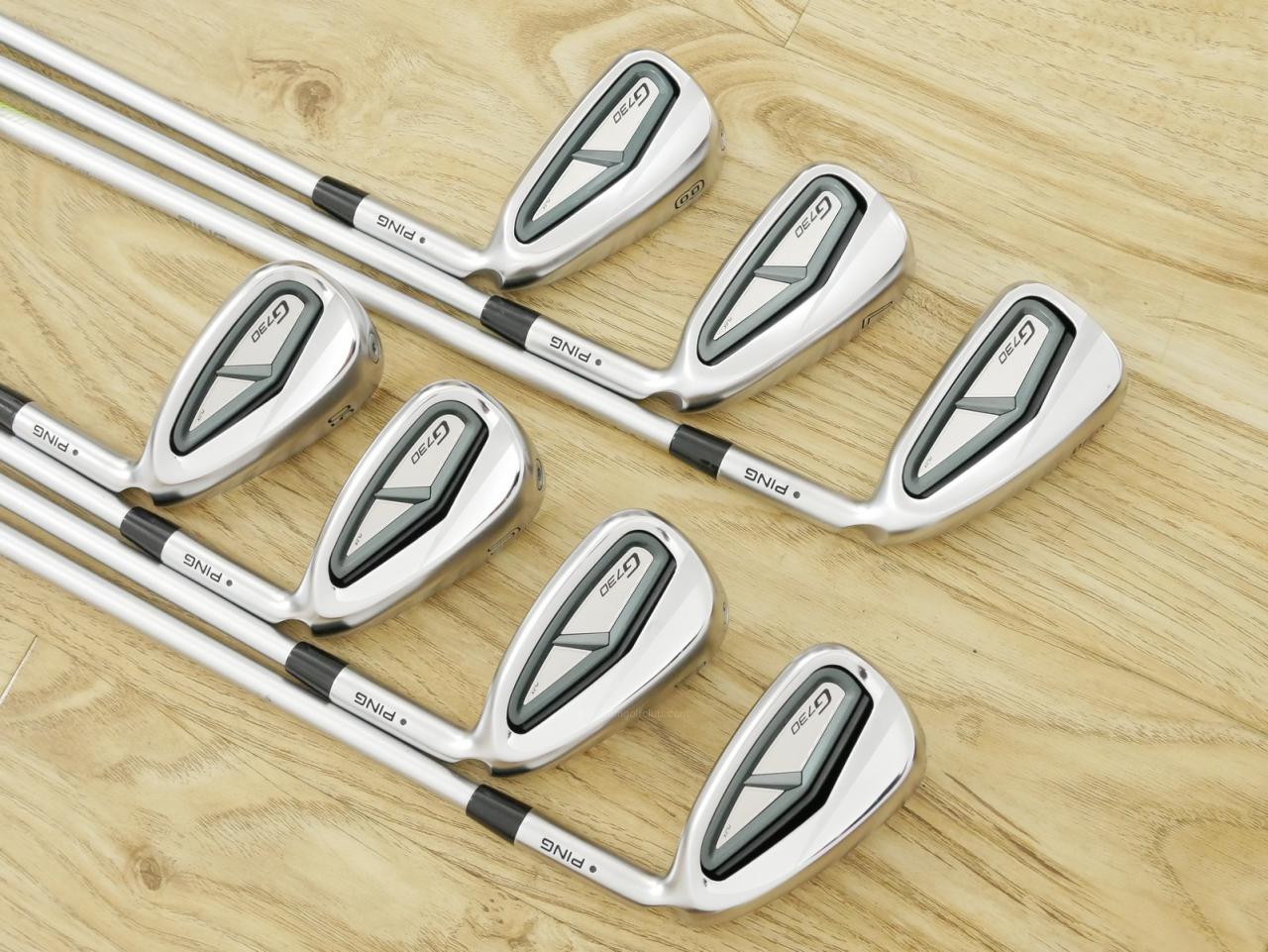 Iron set : Ping : ชุดเหล็ก Ping G730 (รุ่นล่าสุด ปี 2024 Japan Spec. ใบใหญ่ ง่ายที่สุด ไกลที่สุดของ Ping) มีเหล็ก 6-Pw,Aw,50 (7 ชิ้น) ก้านกราไฟต์ Fujikura HL45 Flex R