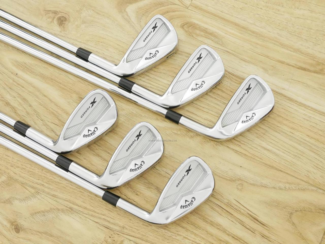 Iron set : Callaway : ชุดเหล็ก Callaway X Forged (ปี 2019) มีเหล็ก 5-Pw (6 ชิ้น) ก้านเหล็ก NS Pro Modus 120 Flex S