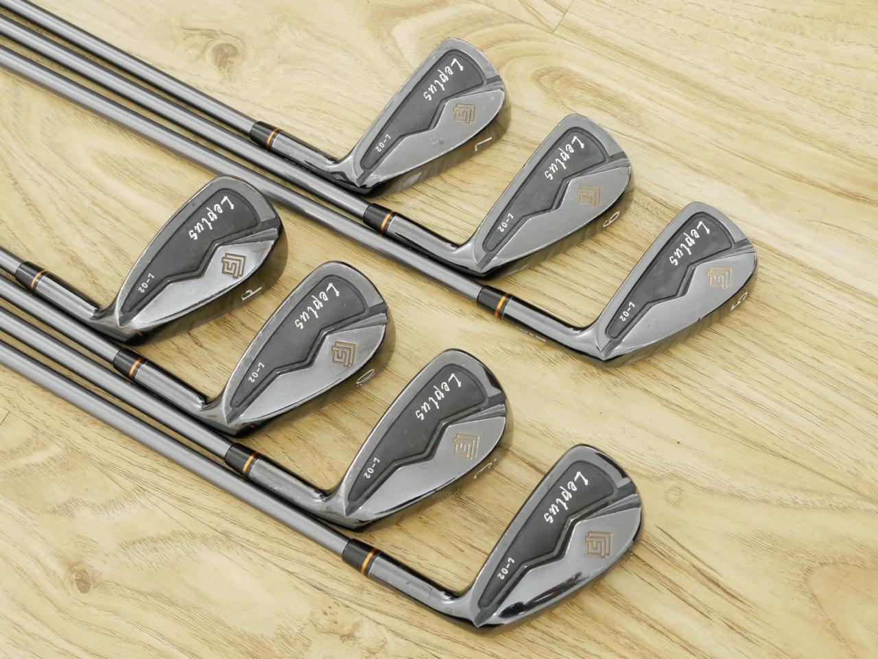 Iron set : Other Brand : ชุดเหล็ก Fujimoto Leplus L-02 Limited Black Forged (นุ่ม ตีง่าย ไกลล หายาก High End สุดๆ) มีเหล็ก 5-10,Pw (7 ชิ้น) ก้านกราไฟต์ Fujikura MCI 100 Flex S