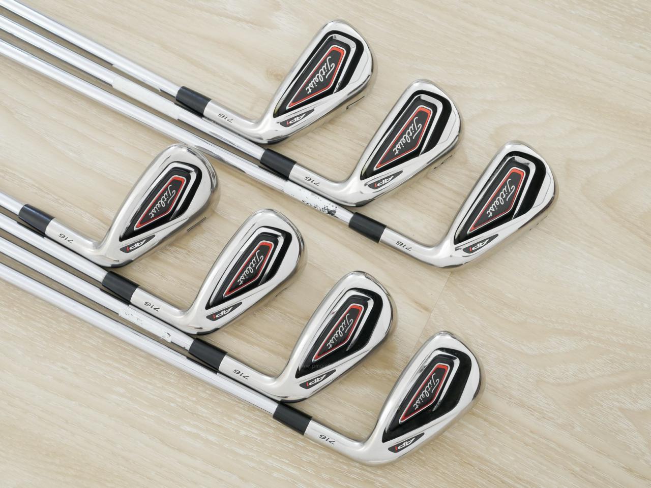 Iron set : Titleist : ชุดเหล็ก Titleist AP1 716 (ออกปี 2016) มีเหล็ก 5-Pw,Aw (7 ชิ้น) ก้านเหล็ก NS Pro 950 Flex R