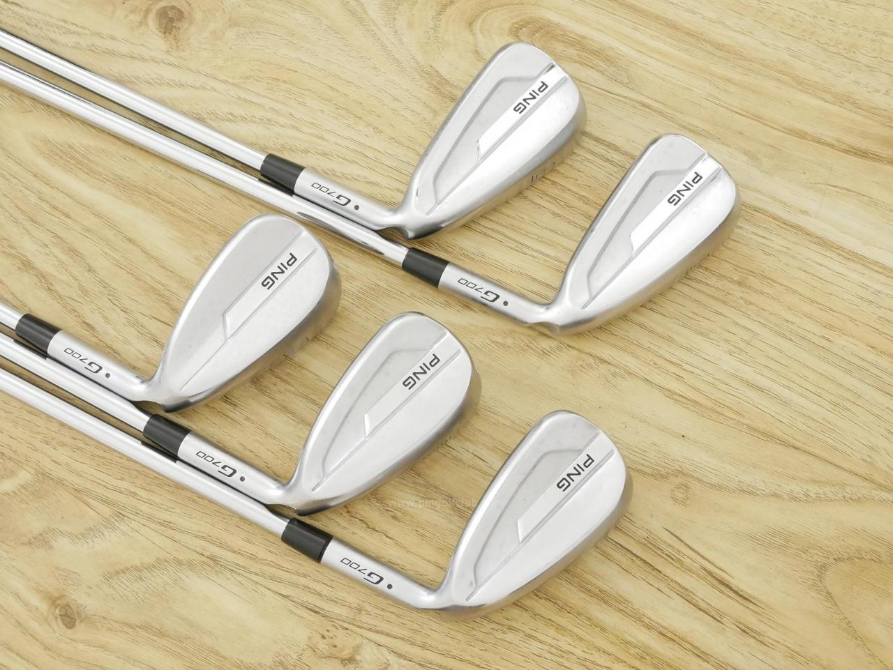 Iron set : Ping : ชุดเหล็ก Ping G700 (ปี 2019 Japan Spec. ใบใหญ่ ง่ายที่สุด ไกลที่สุดของ Ping) มีเหล็ก 6-Pw (5 ชิ้น) ก้านเหล็ก NS Pro Modus 105 Flex R