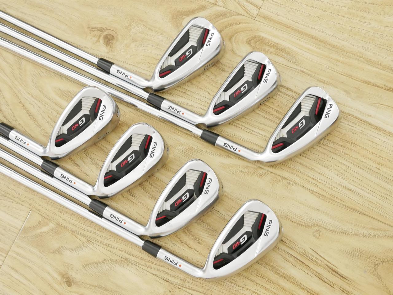 Iron set : Ping : ชุดเหล็ก Ping G410 (รุ่นปี 2019 Japan Spec. ใบใหญ่ ง่าย ไกล) มีเหล็ก 5-Pw,Aw (7 ชิ้น) ก้านเหล็ก NS Pro Modus 105 Flex S