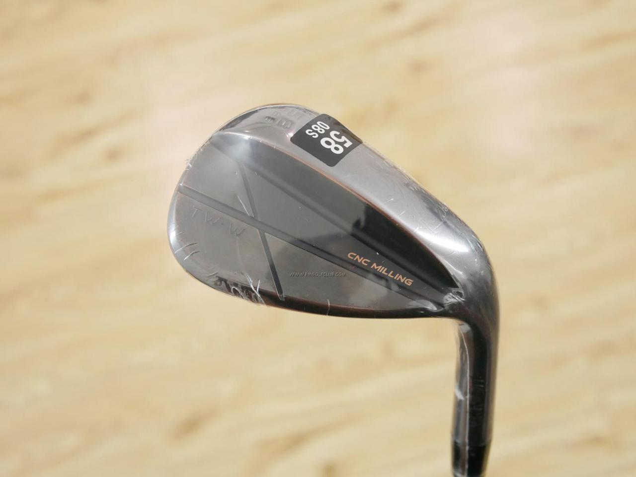 Wedge : Honma : **ของใหม่ ยังไม่แกะพลาสติก** Wedge Honma Tour World TW-W CNC Milled Copper (รุ่นล่าสุด ออกปี 2024) Loft 58 ก้านเหล็ก Dynamic Gold S200