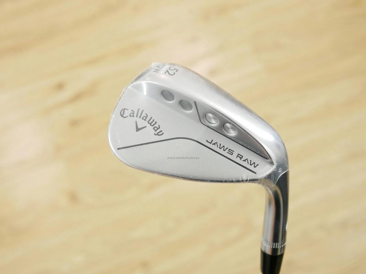 Wedge : Callaway : **ของใหม่ ยังไม่แกะพลาสติก** Wedge Callaway JAWS RAW (รุ่นใหม่ ปี 2023) Loft 52 ก้านเหล็ก Dynamic Gold S200