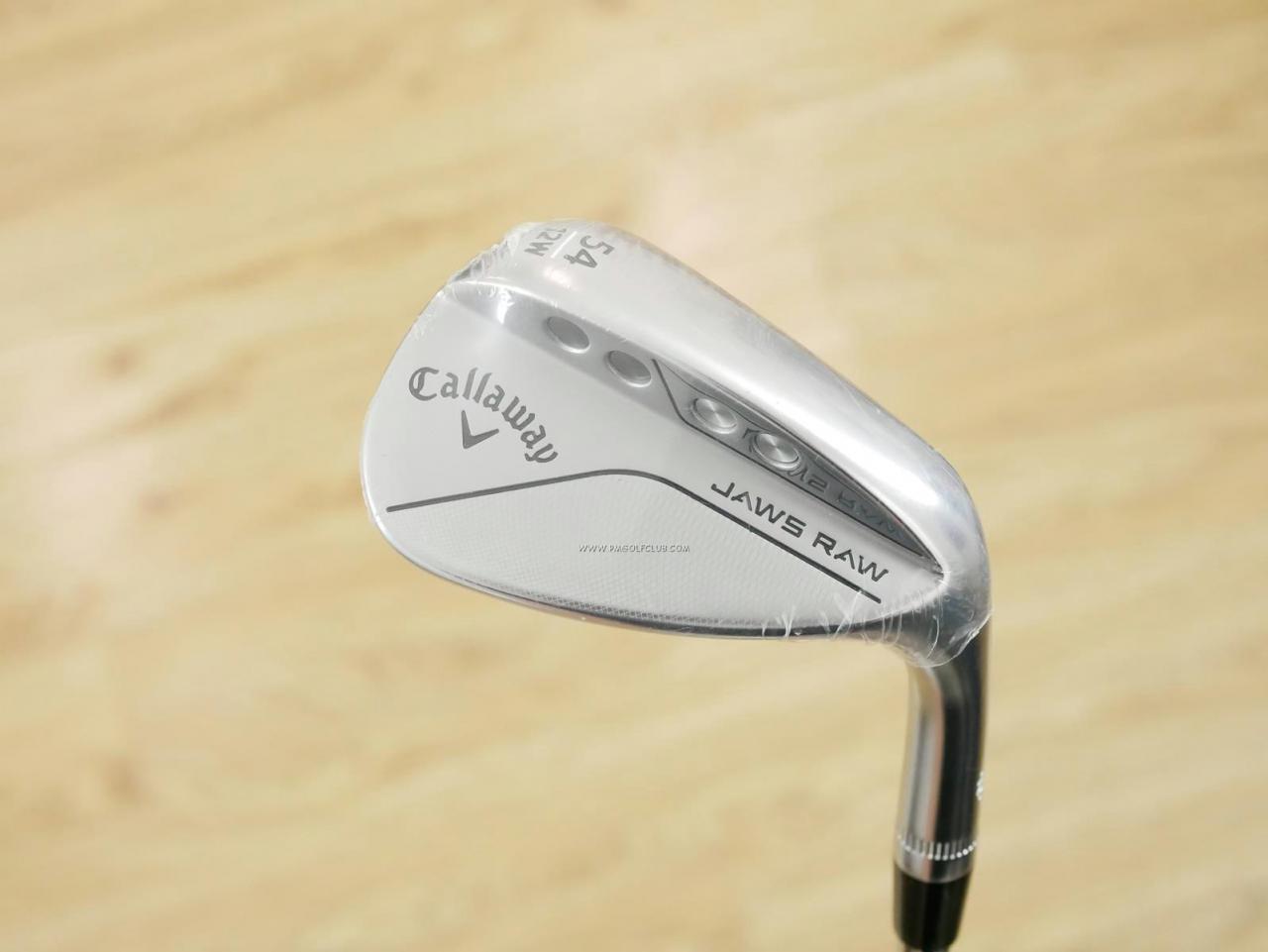 Wedge : Callaway : **ของใหม่ ยังไม่แกะพลาสติก** Wedge Callaway JAWS RAW (รุ่นใหม่ ปี 2023) Loft 54 ก้านเหล็ก Dynamic Gold S200