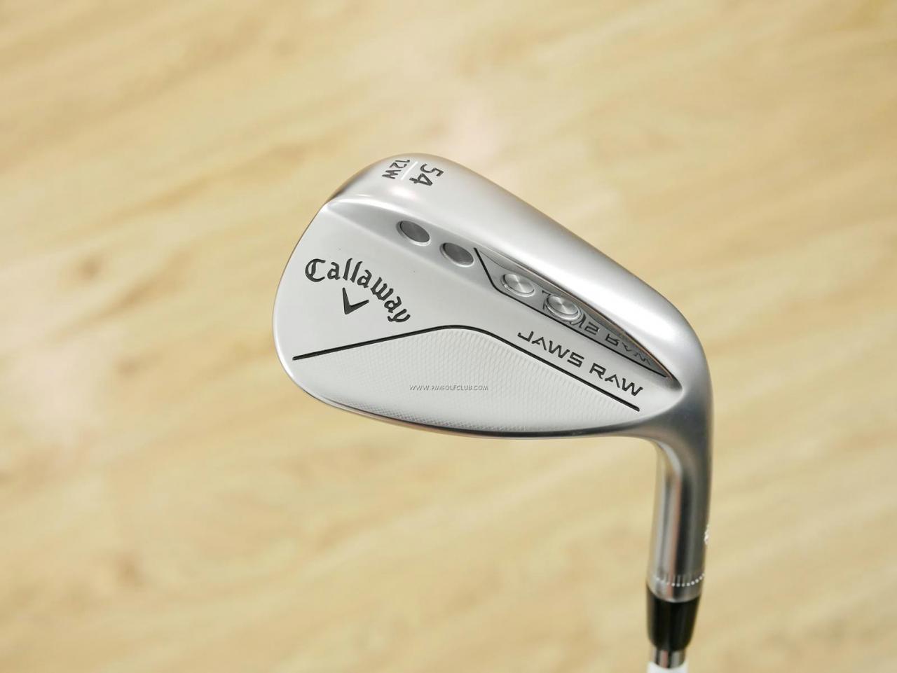 Wedge : Callaway : **ของใหม่ ยังไม่แกะพลาสติก** Wedge Callaway JAWS RAW (รุ่นใหม่ ปี 2023) Loft 54 ก้านเหล็ก Dynamic Gold S200