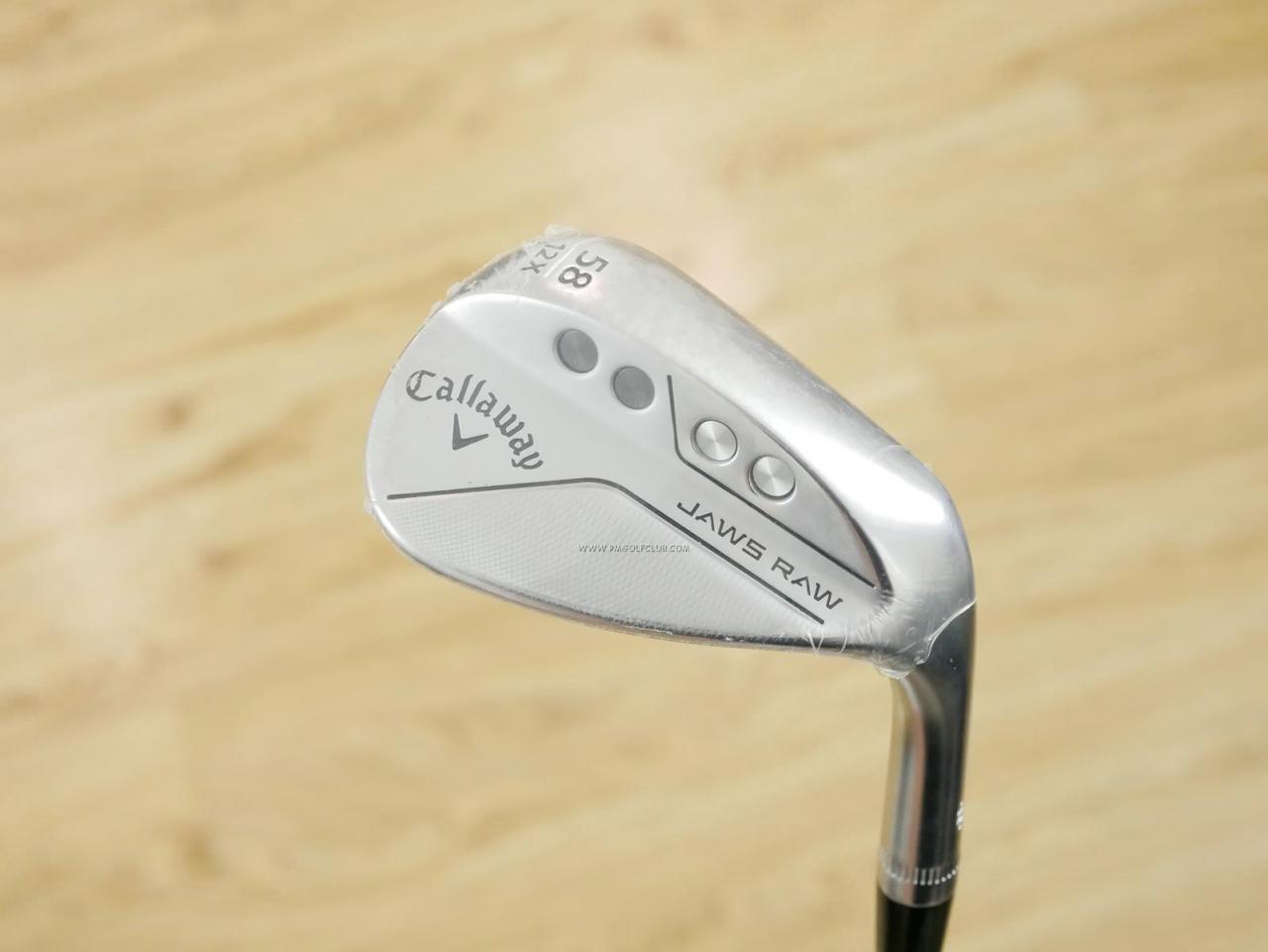 Wedge : Callaway : **ของใหม่ ยังไม่แกะพลาสติก** Wedge Callaway JAWS RAW (รุ่นใหม่ ปี 2023) Loft 58 ก้านเหล็ก NS Pro 950 NEO Flex S