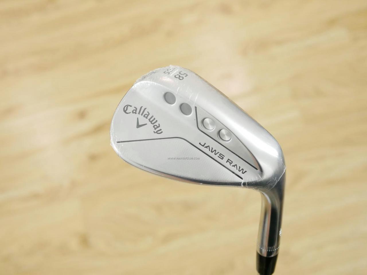 Wedge : Callaway : **ของใหม่ ยังไม่แกะพลาสติก** Wedge Callaway JAWS RAW (รุ่นใหม่ ปี 2023) Loft 58 ก้านเหล็ก NS Pro 950 NEO Flex S