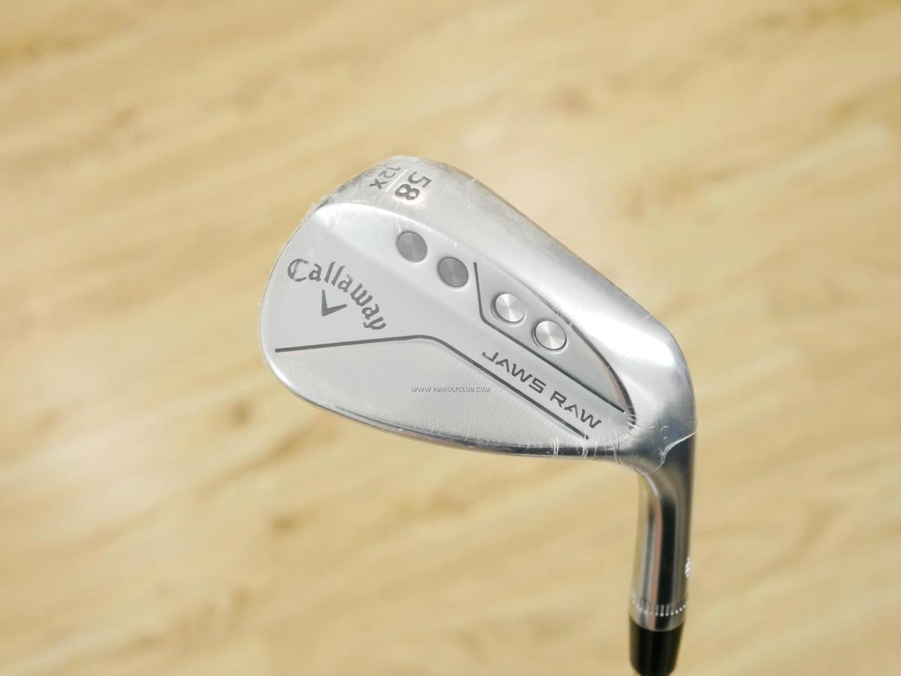 Wedge : Callaway : **ของใหม่ ยังไม่แกะพลาสติก** Wedge Callaway JAWS RAW (รุ่นใหม่ ปี 2023) Loft 58 ก้านเหล็ก NS Pro Modus 115 Flex S