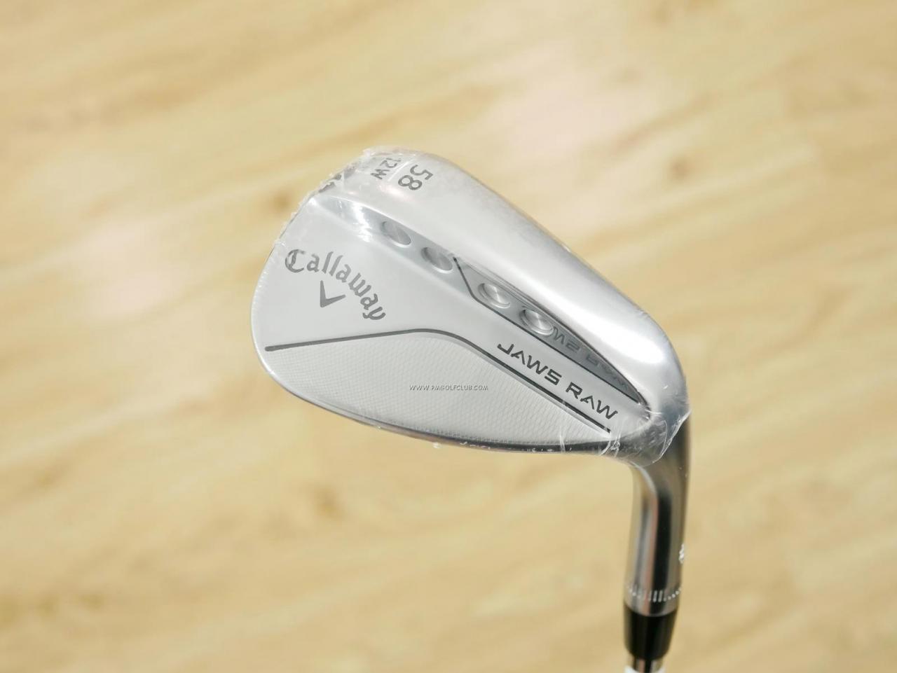 Wedge : Callaway : **ของใหม่ ยังไม่แกะพลาสติก** Wedge Callaway JAWS RAW (รุ่นใหม่ ปี 2023) Loft 58 ก้านเหล็ก NS Pro Modus 115 Flex S