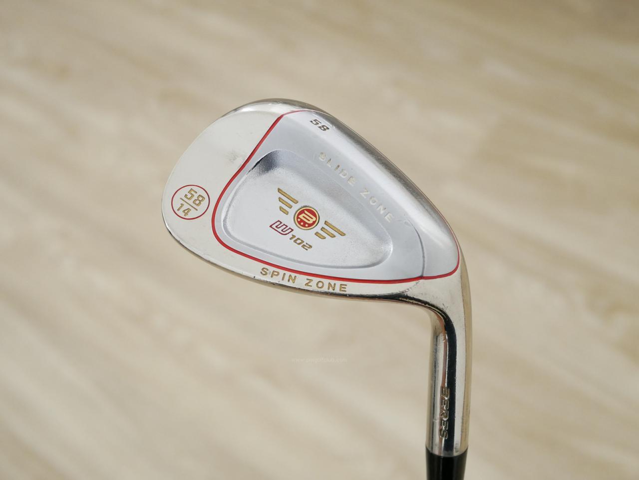 Wedge : Honma : **ก้าน 3 ดาว** Wedge Honma Beres W102P (Forged) Loft 58 ก้านกราไฟต์ ARMRQ UD62 Flex S (3 ดาว)