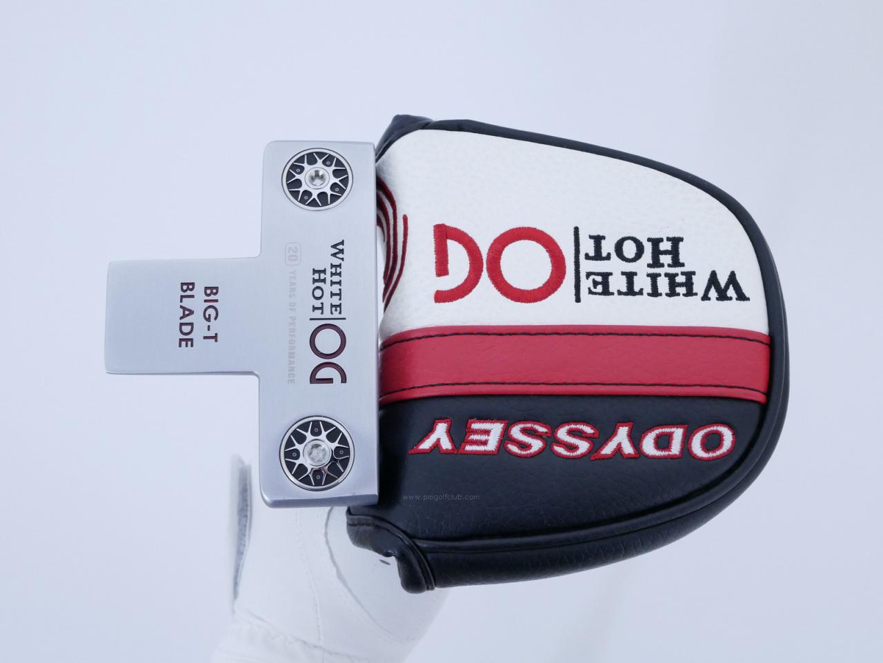 Putter : All : พัตเตอร์ Odyssey White Hot OG BIG-T BLADE ก้าน Stroke LAB ยาว 33 นิ้ว