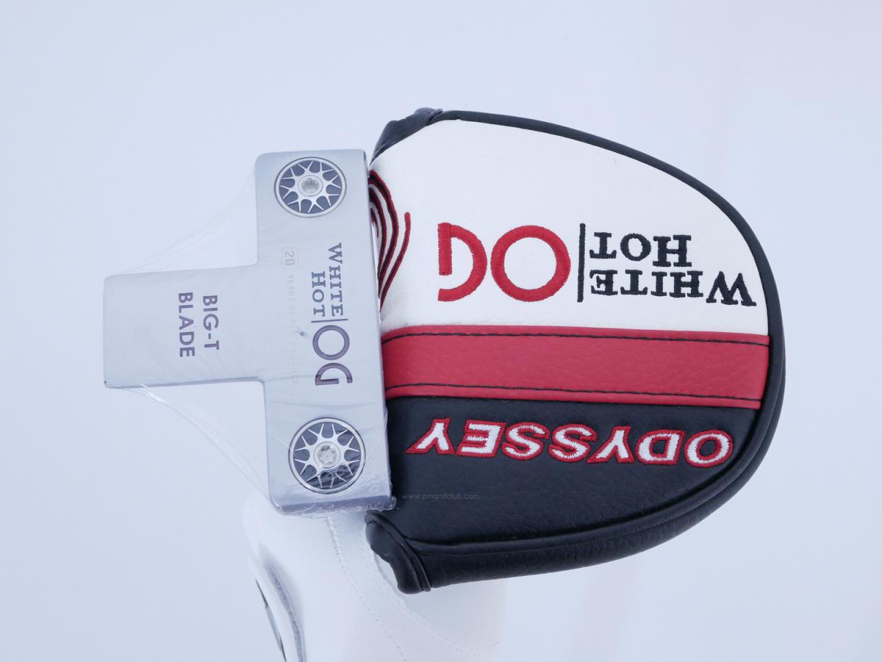 Putter : All : **ของใหม่ ยังไม่แกะพลาสติก** พัตเตอร์ Odyssey White Hot OG BIG-T BLADE ยาว 33 นิ้ว