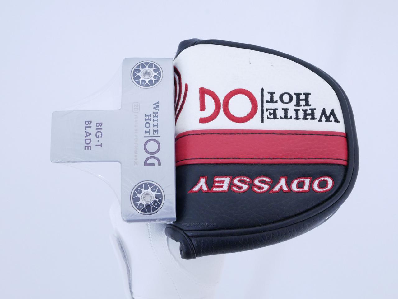 Putter : All : **ของใหม่ ยังไม่แกะพลาสติก** พัตเตอร์ Odyssey White Hot OG BIG-T BLADE ก้าน Stroke LAB ยาว 33 นิ้ว