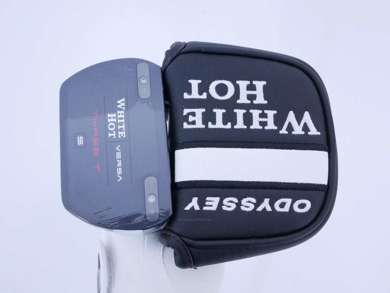 Putter : All : **ของใหม่ ยังไม่แกะพลาสติก** พัตเตอร์ Odyssey White Hot VERSA THREE T S (ออกปี 2023) ก้าน Stroke LAB ยาว 33 นิ้ว