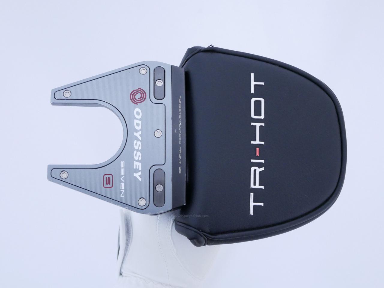 Putter : All : พัตเตอร์ Odyssey Tri-Hot 5K SEVEN S (รุ่นท้อป ออกปี 2022) ก้าน Stroke Lab ยาว 34 นิ้ว