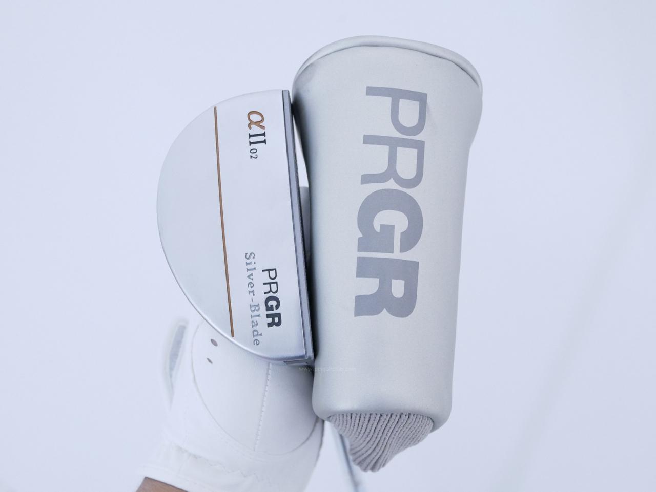 Putter : All : พัตเตอร์ PRGR Silver-Blade a II 02 (Mallet) ยาว 34 นิ้ว