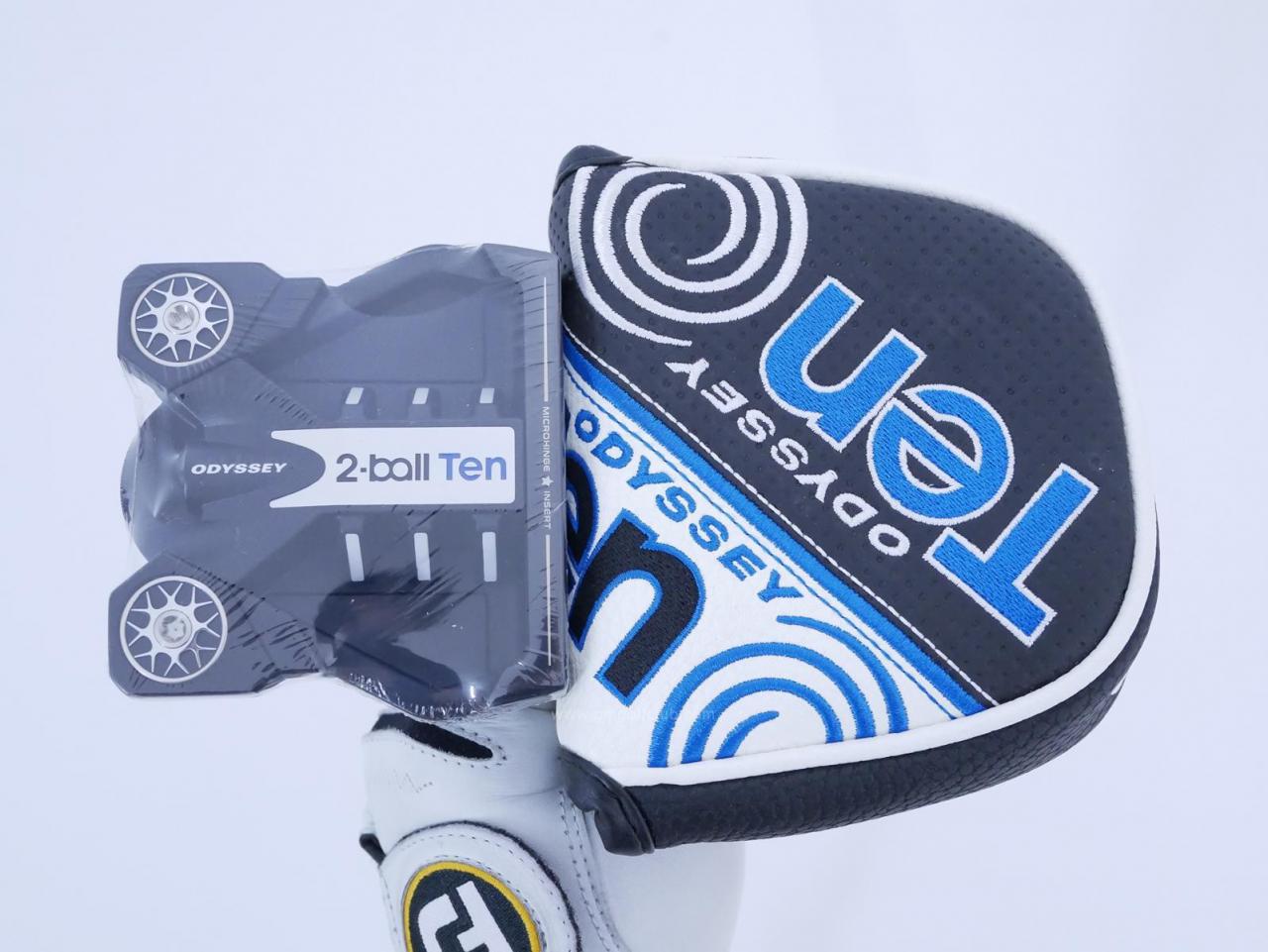 Putter : All : **ของใหม่ ยังไม่แกพลาสติก** พัตเตอร์ Odyssey TEN 2-Ball S (ปี 2022) ก้าน Stroke LAB ยาว 33 นิ้ว