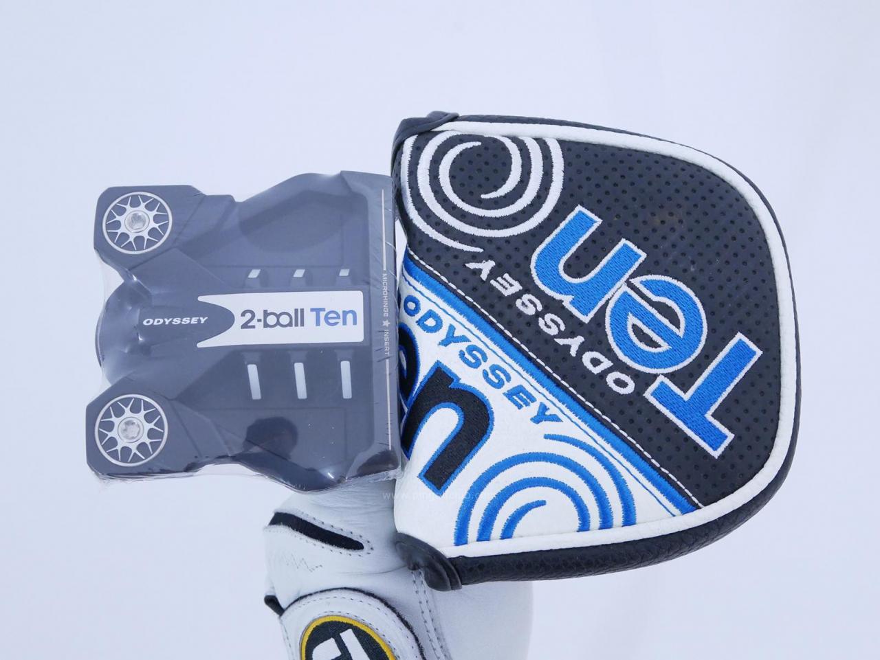 Putter : All : **ของใหม่ ยังไม่แกพลาสติก** พัตเตอร์ Odyssey TEN 2-Ball S (ปี 2022) ก้าน Stroke LAB ยาว 34 นิ้ว