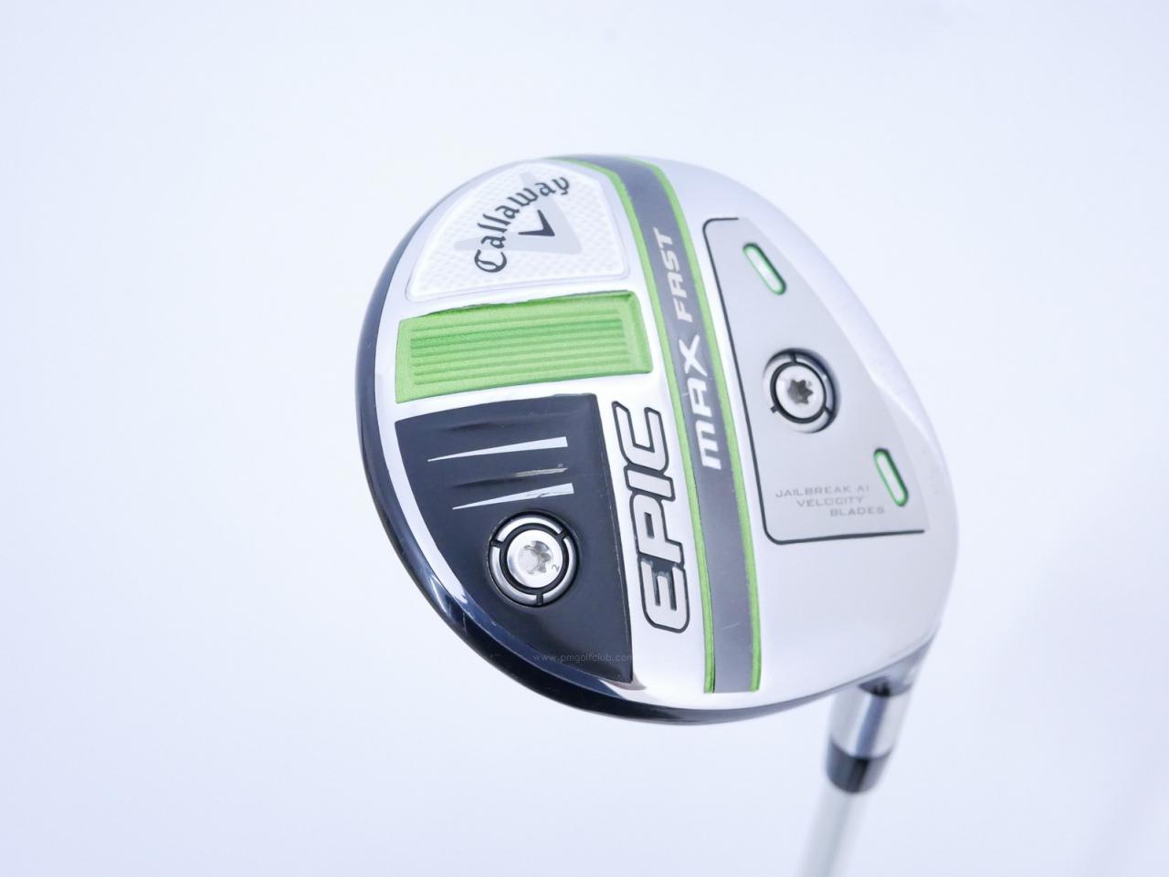 Lady club : All : **มีบุบ** หัวไม้ 5 Callaway EPIC MAX FAST (รุ่นปี 2021) Loft 18 ก้าน Mitsubishi ELDIO 40 Flex A (Lady)