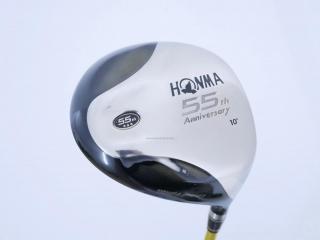 Driver : Honma : **ก้าน 3 ดาว** Honma 55th Anniversary (หน้าเด้งเกินกฏ หายากมาก) Loft 10 ก้าน ARMRQ Flex R (3 ดาว)