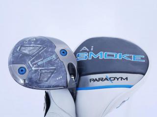 driver : ไดรเวอร์ Callaway Paradym Ai SMOKE Triple Diamond (รุ่นล่าสุด ปี 2024 Low Spin สุดๆๆ) Loft 10.5 (ปรับได้) ก้าน Mitsubishi TENSEI 55 Flex S