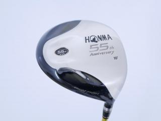 Driver : Honma : **ก้าน 3 ดาว** Honma 55th Anniversary (หน้าเด้งเกินกฏ หายากมาก) Loft 10 ก้าน ARMRQ Flex R (3 ดาว)