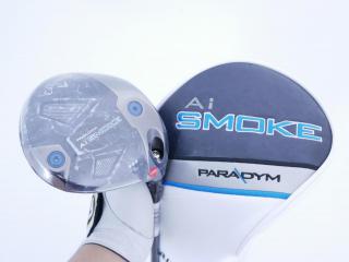 driver : **ของใหม่ ยังไม่แกะพลาสติก** ไดรเวอร์ Callaway Paradym Ai SMOKE Triple Diamond (รุ่นล่าสุด ปี 2024 Low Spin สุดๆๆ) Loft 10.5 (ปรับได้) ก้าน Mitsubishi TENSEI 60 Flex S