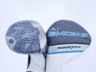 Driver : ไดรเวอร์ Callaway Paradym Ai SMOKE MAX FAST (รุ่นล่าสุด ปี 2024 Japan Spec.) Loft 10.5 ก้าน Mitsubishi TENSEI 40 Flex S