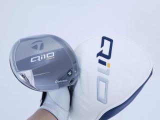 Driver : Taylormade : **ของใหม่ ยังไม่แกะพลาสติก** ไดรเวอร์ Taylormade Qi10 MAX (รุ่นใหม่ล่าสุด ออกปี 2024) Loft 10.5 (ปรับได้) ก้าน Mitsubishi Diamana TM50 Flex S