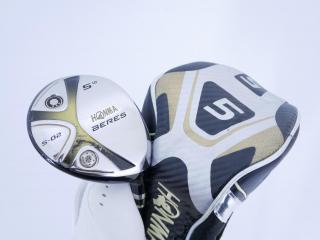 Fairway Wood : Honma : **ก้าน 3 ดาว** หัวไม้ 5 Honma Beres S-02 Loft 18 ก้าน ARMRQ 6 (49) Flex R (3 ดาว)