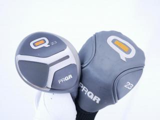 fairway_wood : ไม้กระเทย PRGR Q (รุ่นปี 2019 สำหรับเล่นได้ทุกไลน์) Loft 23 Flex R