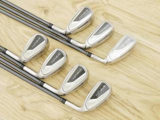 Iron set : Taylormade : ชุดเหล็ก Taylormade Stealth HD (ออกปี 2022 Japan Spec. ใบใหญ่มาก ตีง่ายสุดๆ) มีเหล็ก 6-Pw,Aw,Sw (7 ชิ้น) ก้านกราไฟต์ Mitsubishi Tensei TM60 Flex S