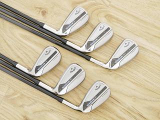 Iron set : Callaway : ชุดเหล็ก Callaway Paradym Ai Smoke (รุ่นล่าสุด ออกปี 2024 ตีง่ายมาก ไกล Japan Spec.) มีเหล็ก 5-Pw (6 ชิ้น) ก้านกราไฟต์ Fujikura TENSEI 50 Flex R