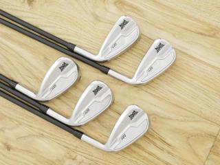 Iron set : PXG : ชุดเหล็ก PXG 0211 DUAL COR (ออกปี 2021 หน้าเด้ง ตีไกลมากๆ) มีเหล็ก 6-Pw (5 ชิ้น) ก้านกราไฟต์ Mitsubishi Diamana i60 Flex R