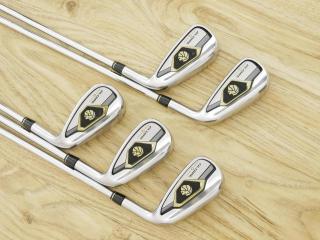 Iron set : Taylormade : ชุดเหล็ก Taylormade Gloire G (รุ่นท๊อปสุด ตีไกลมากๆ เหล็ก 7 Loft 26.5 หน้าเด้ง) มีเหล็ก 6-Pw (5 ชิ้น) ก้านเหล็ก NS Pro 830 Flex R