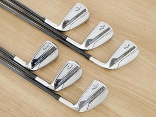 Iron set : Callaway : ชุดเหล็ก Callaway Paradym Ai Smoke (รุ่นล่าสุด ออกปี 2024 ตีง่ายมาก ไกล Japan Spec.) มีเหล็ก 6-Pw,Aw (6 ชิ้น) ก้านกราไฟต์ Fujikura TENSEI 50 Flex R