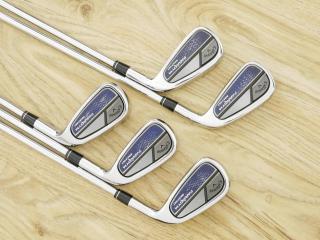 Iron set : Callaway : ชุดเหล็ก Callaway Paradym Max Fast Forged (รุ่นปี 2023 ตีง่ายสุด ไกลสุดของ Callaway Japan Spec.) มีเหล็ก 6-Pw (5 ชิ้น) ก้านเหล็ก NS Pro ZELOS 7 Flex S