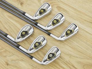 Iron set : Taylormade : ชุดเหล็ก Taylormade Gloire G (รุ่นท๊อปสุด ตีไกลมากๆ เหล็ก 7 Loft 26.5 หน้าเด้ง) มีเหล็ก 6-Pw,Aw (6 ชิ้น) ก้านกราไฟต์ Flex R