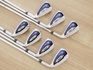 Iron set : Callaway : ชุดเหล็ก Callaway Big Bertha Beta (ใบใหญ่ ตีง่ายมาก) มีเหล็ก 6-Pw,Aw,Sw (7 ชิ้น) ก้านเหล็ก GS90 R300