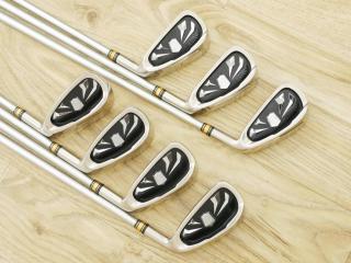 Iron set : Other Brand : ชุดเหล็ก Quelot Aerial (ใบใหญ่ ตีง่าย ไกล) มีเหล็ก 5-Pw,Aw (7 ชิ้น) ก้านกราไฟต์ Fujikura MCI 50 Flex R