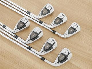 Iron set : Callaway : ชุดเหล็ก Callaway Rogue ST Max Fast (ออกปี 2022 ตีง่ายที่สุด ไกลสุดของ Callaway) มีเหล็ก 6-Pw,Aw,Gw (7 ชิ้น) ก้านเหล็ก NS Pro ZELOS 7 Flex S