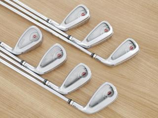 Iron set : PRGR : ชุดเหล็ก PRGR Egg PF Forged (รุ่นปี 2019 ตีง่ายและไกลมากๆ โกงสุดๆ) มีเหล็ก 6-Pw,Aw,As (7 ชิ้น) ก้านเหล็ก NS Pro 80 Flex SR