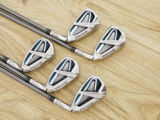 Iron set : Taylormade : ชุดเหล็ก Taylormade SIM MAX OS (ออกปี 2020 Japan Spec.) มีเหล็ก 6-Pw (5 ชิ้น) ก้านกราไฟต์ Mitsubishi Tensei TM60 Flex S