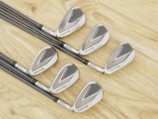 Iron set : ชุดเหล็ก Taylormade Stealth (ออกปี 2022 Japan Spec.) มีเหล็ก 6-Pw,Aw (6 ชิ้น) ก้านกราไฟต์ Mitsubishi Tensei TM60 Flex S