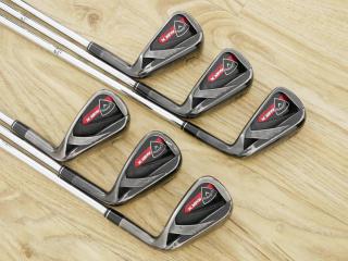 Iron set : Callaway : ชุดเหล็ก Callaway RAZR X Black มีเหล็ก 5-Pw (6 ชิ้น) ก้านเหล็ก Memphis 10 Flex SR